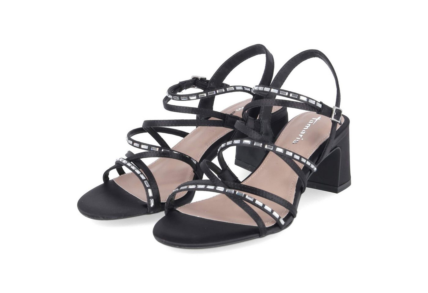 tamaris 1-28341-46-001 Damen Textil schwarz Sandalette