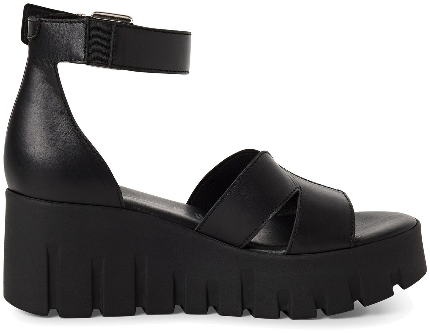 tamaris 28701/46 Black Leather Sneaker