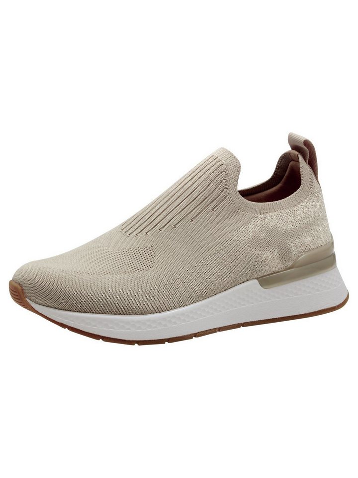 tamaris ACTIVE Removable Sock Frauen kein Absatz Sneaker Removable Sock (beige/braun)