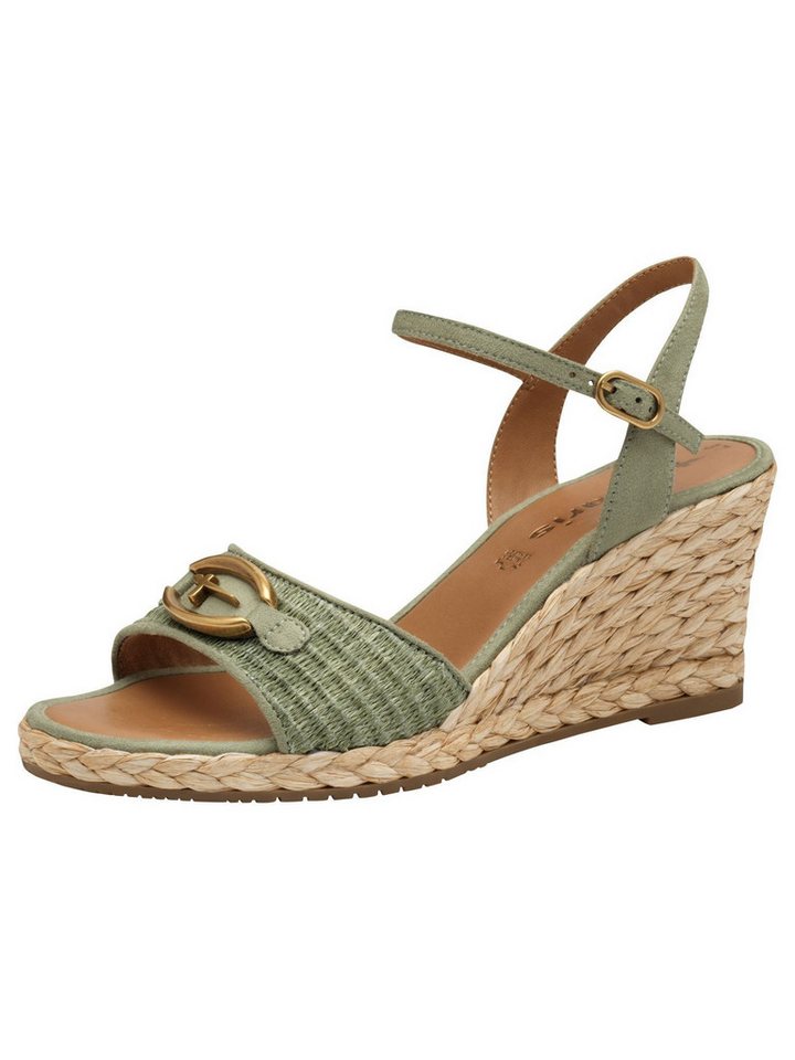 tamaris ANTIslide mit Schließe Keilabsatz 1-28339-44 Plateausandaletten ANTIslide