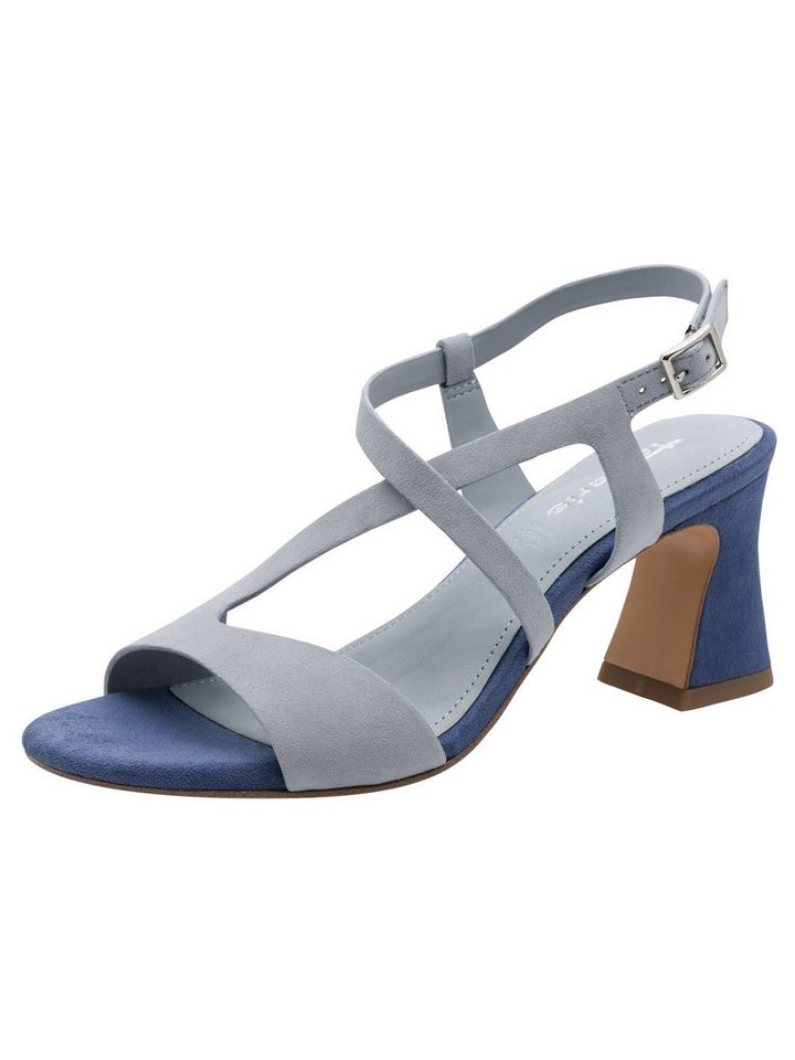 tamaris ANTIslide, TOUCH-IT, ANTIshokk aus Leder banana Sandalette ANTIslide