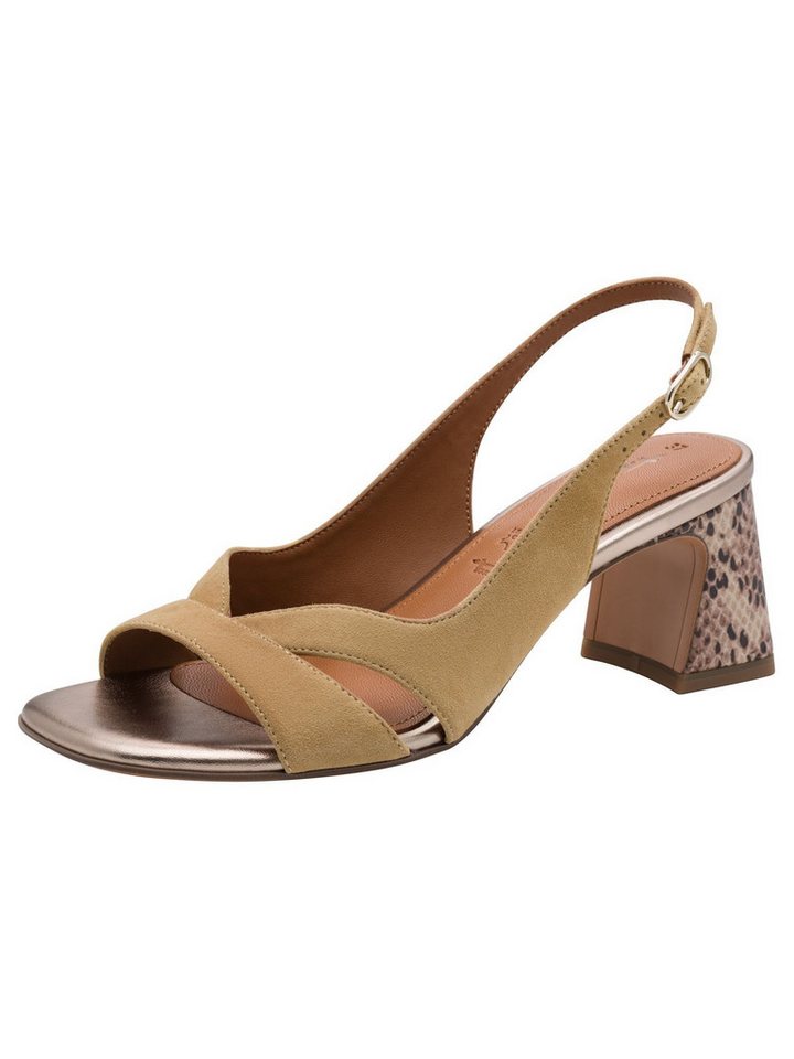 tamaris ANTIslide, TOUCH-IT, ANTIshokk aus Leder Sandalette ANTIslide