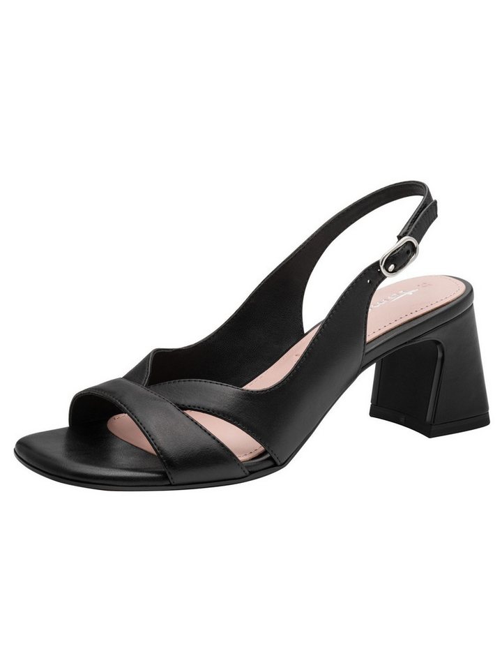 tamaris ANTIslide, TOUCH-IT, ANTIshokk aus Leder Sandalette ANTIslide