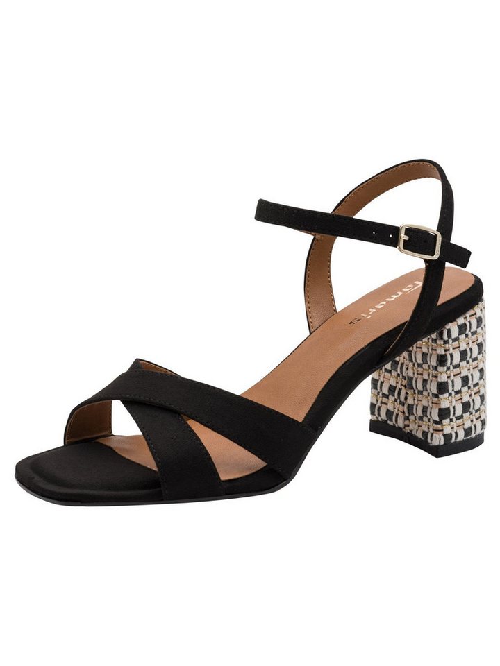 tamaris ANTIslide, TOUCH-IT, ANTIshokk mit Blockabsatz Sandalette ANTIslide (schwarz)