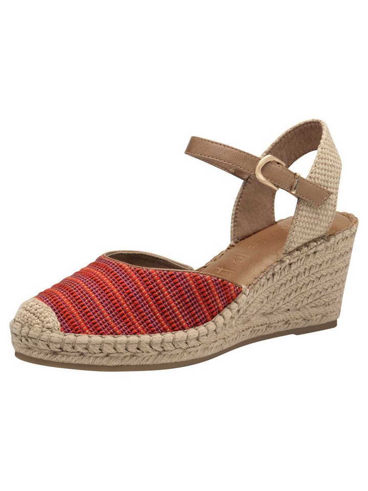 tamaris ANTIslide, TOUCH-IT mit Absatz Keilabsatz Espadrille ANTIslide