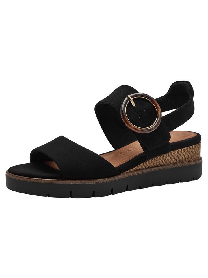 tamaris aus Leder Keilabsatz 1-28206-42 Plateausandaletten