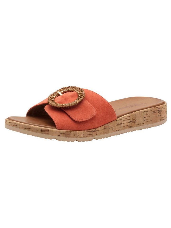 tamaris aus Leder kein Absatz 1-27123-44 Pantolette