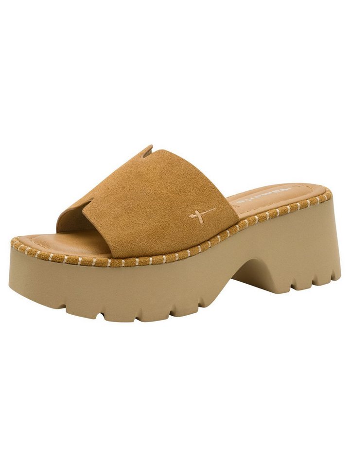 tamaris aus Leder kein Absatz 1-27235-46 Pantolette