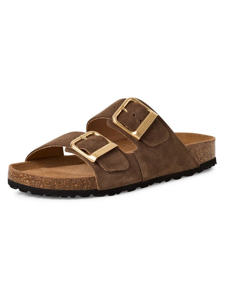 tamaris aus Leder kein Absatz 1-27543-42 Pantolette