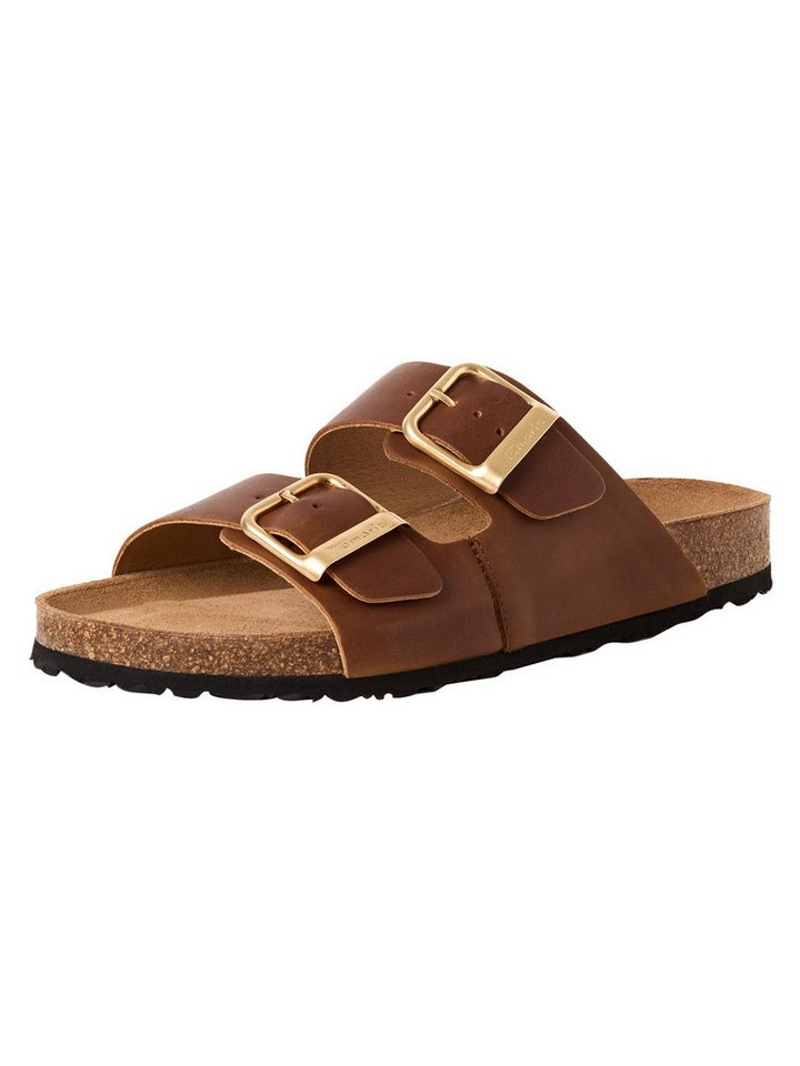 tamaris aus Leder kein Absatz 1-27543-42 Pantolette (braun)