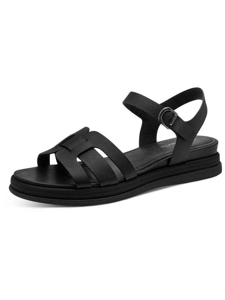 tamaris aus Leder kein Absatz 1-28235-46 Plateausandaletten