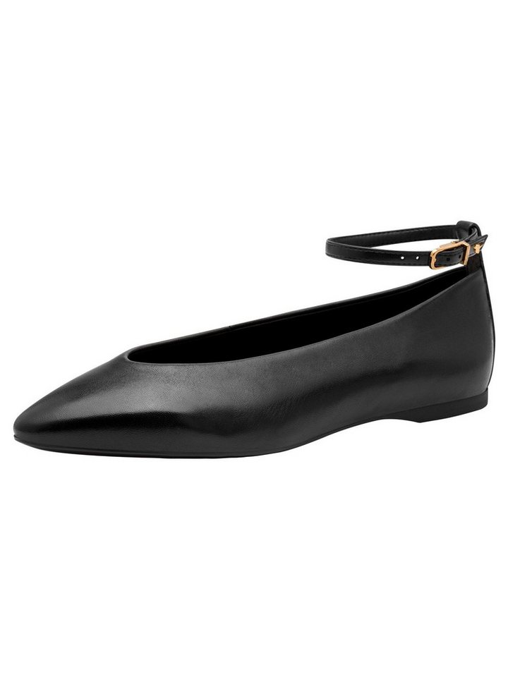 tamaris TOUCH-IT aus Leder kein Absatz 1-22161-45 Riemchenballerina TOUCH-IT