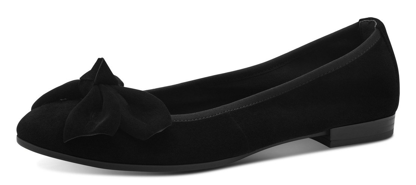 tamaris Ballerina, Blockabsatz, Businessschuh, Schlupfschuh hat eine schmale Form