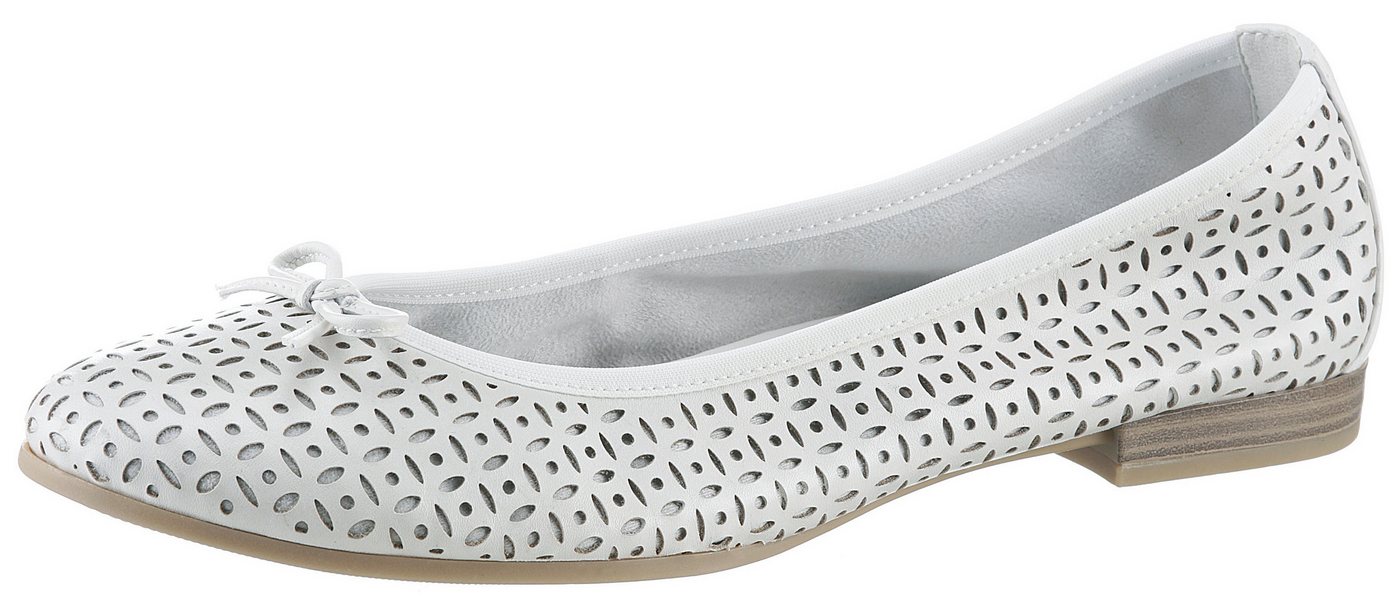 tamaris Ballerina, Businessschuh, Halbschuh, Schlupfschuh mit hübscher Zierschleife