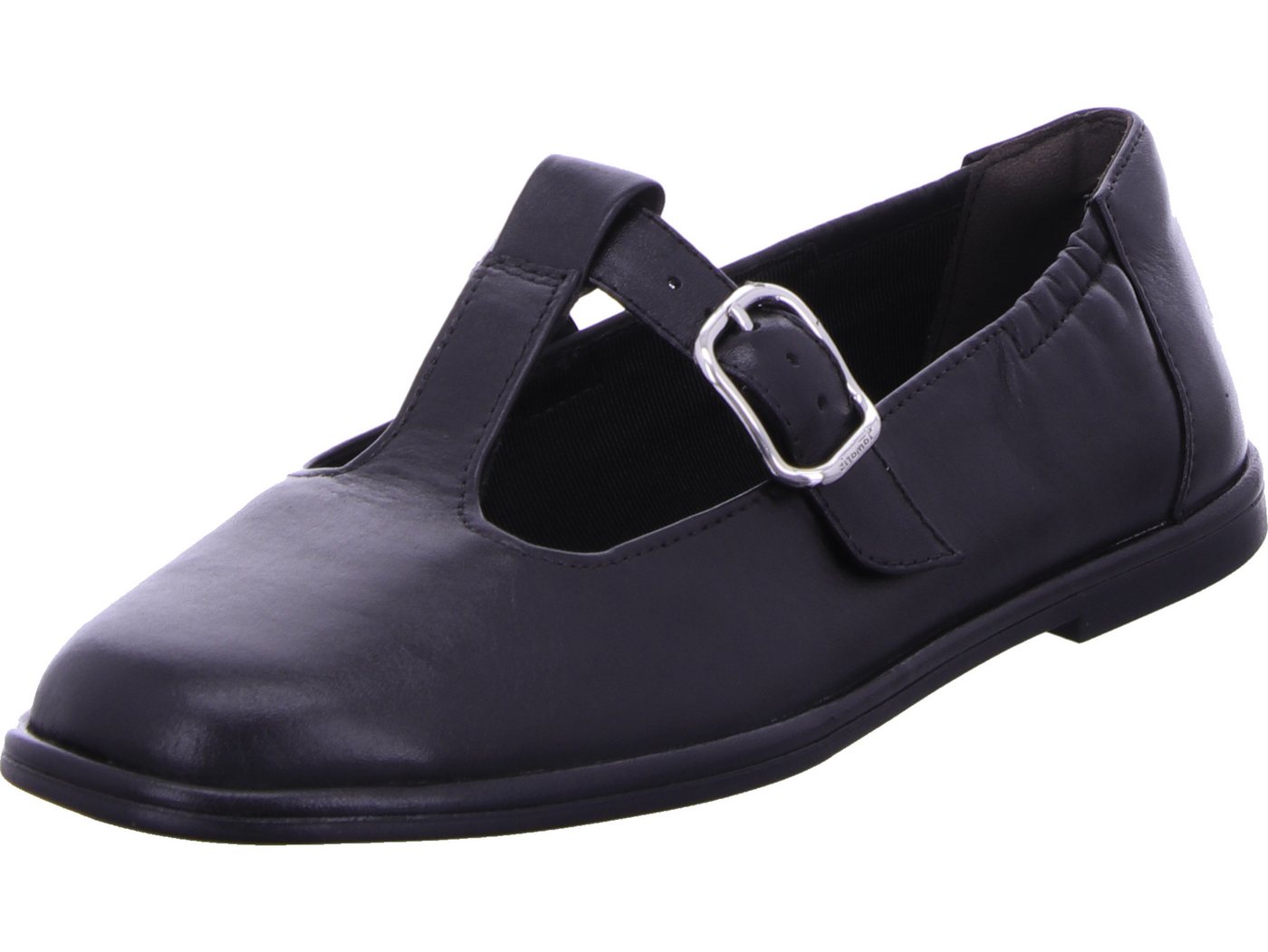 tamaris Ballerina echtes Leder (schwarz)