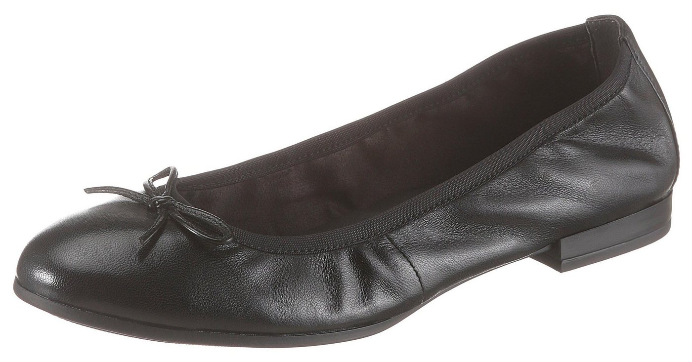 tamaris Ballerina Flats, Slipper, Businessschuh mit dekorativer Schleife
