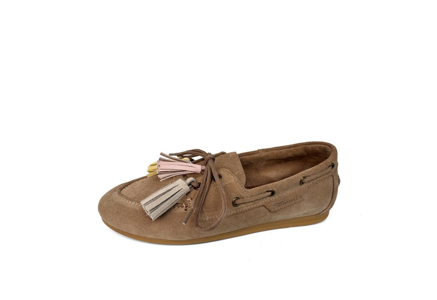 tamaris Bootsschuh Slipper, Schlupfschuh, mit farbigen Quasten