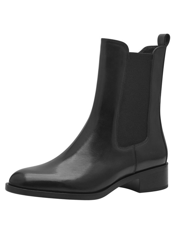tamaris TOUCH-IT, ANTIslide aus Leder Blockabsatz Chelseaboots TOUCH-IT