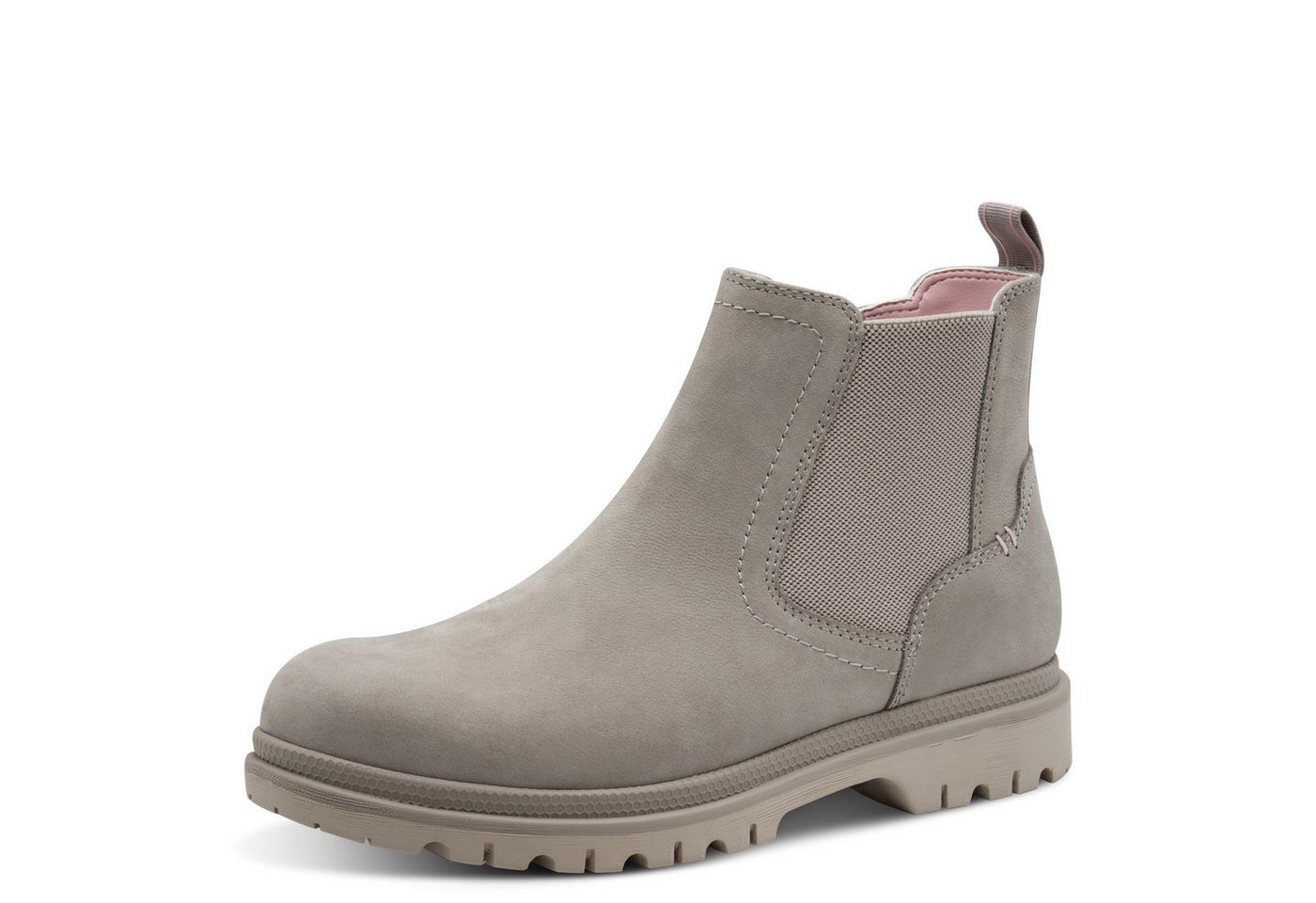 tamaris Chelseaboots, Blockabsatz, Basicboots, Stiefelette mit dezenten Ziernähten