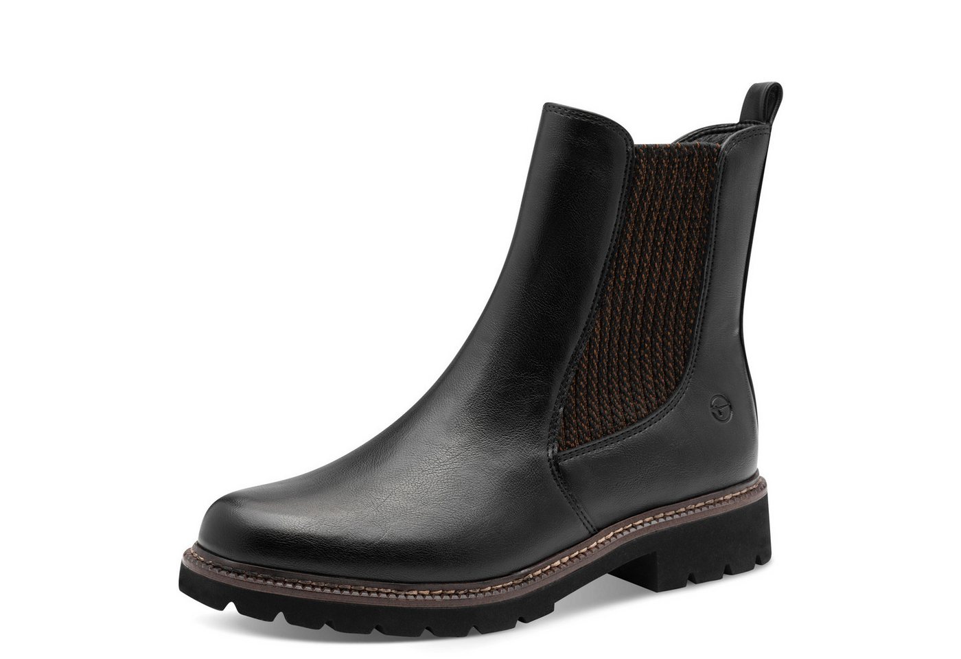 tamaris Chelseaboots, Businessschuh, Schlupfschuh, Stiefelette mit Stretcheinsätzen