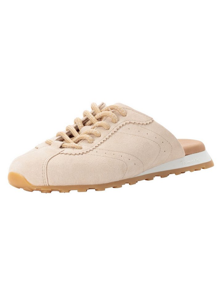 tamaris COMF.Lin+TOUCH aus Leder kein Absatz 1-27307-46 Sabot (braun)