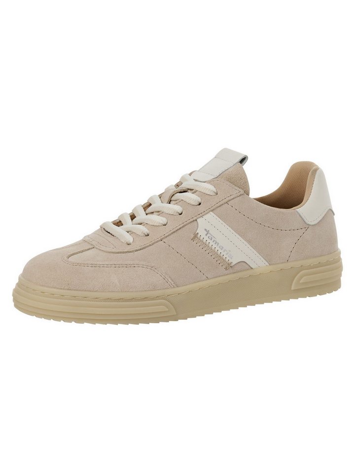 tamaris COMFORT-Lining, Removable Sock aus Leder Sneaker COMFORT-Lining (beige/rosa)