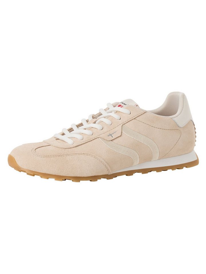 tamaris COMFORT-Lining, Removable Sock aus Leder Sneaker COMFORT-Lining (braun/weiß)