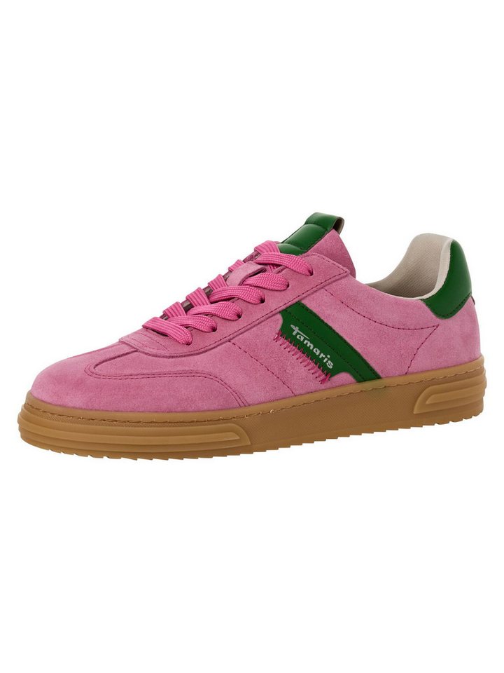 tamaris COMFORT-Lining, Removable Sock aus Leder Sneaker COMFORT-Lining (rosa)