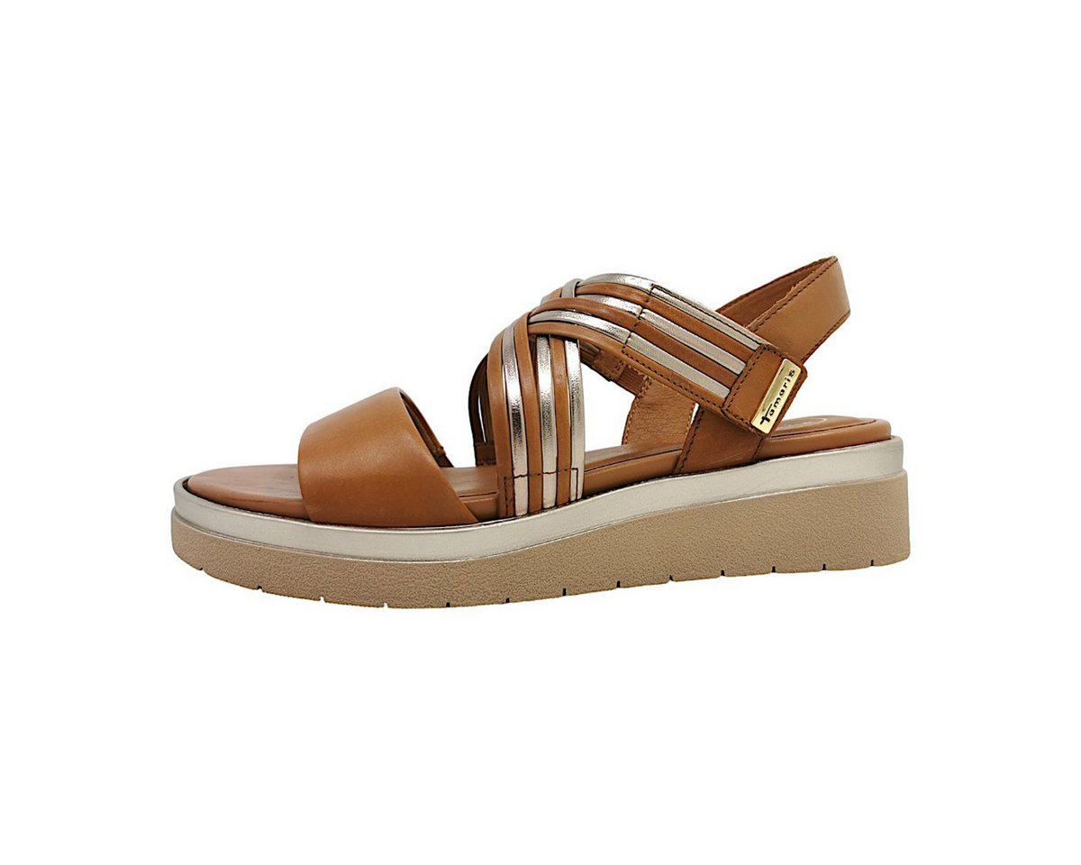 Tamaris COMFORT Sandalette Plateausandale (braun)