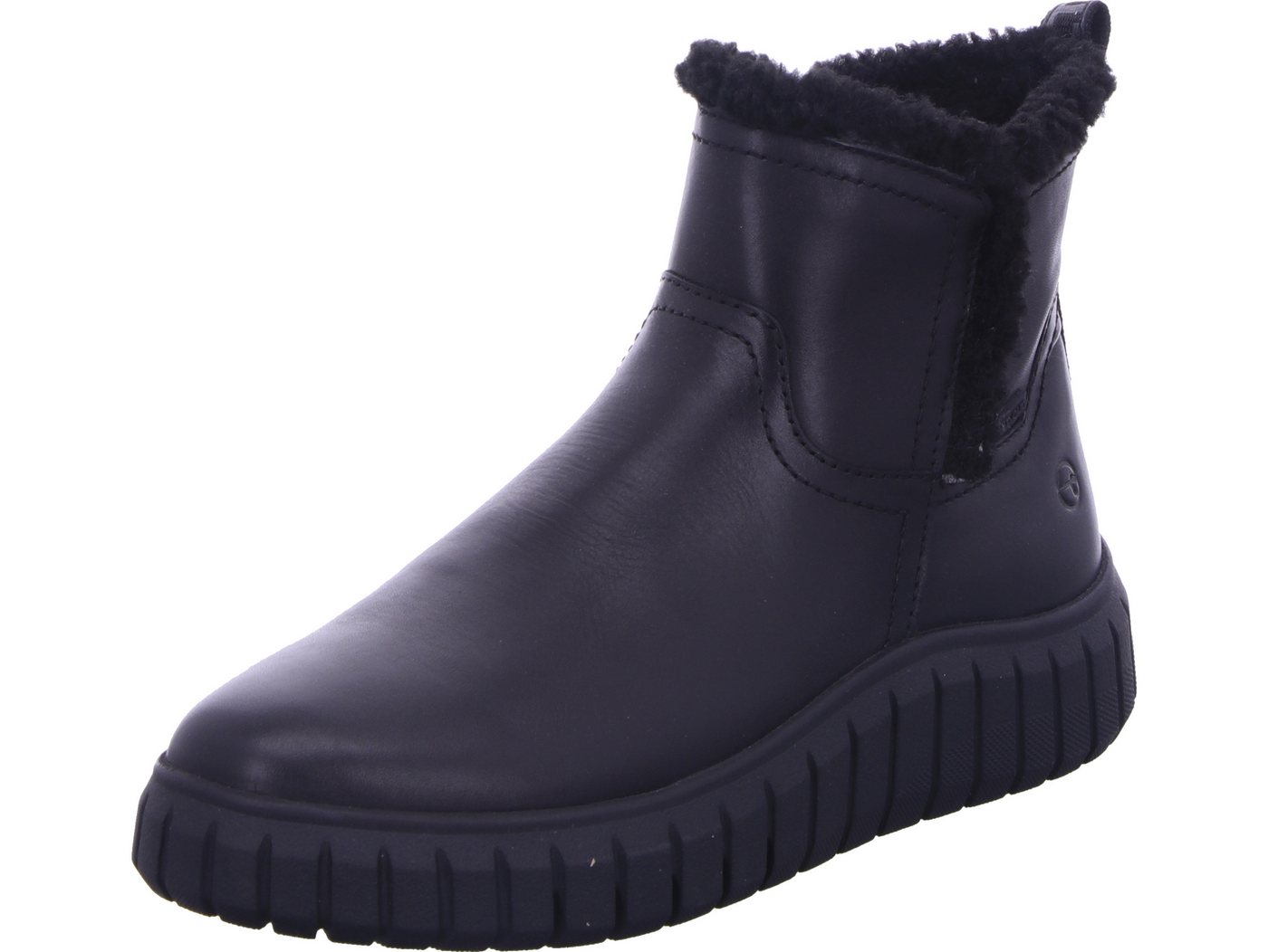 Tamaris COMFORT Winterboots echtes Leder (schwarz)