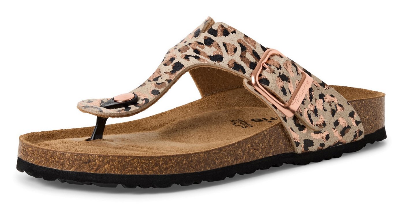 tamaris CORRA Zehentrenner Sommerschuh, Schlupfschuh mit angenehmen Zehensteg