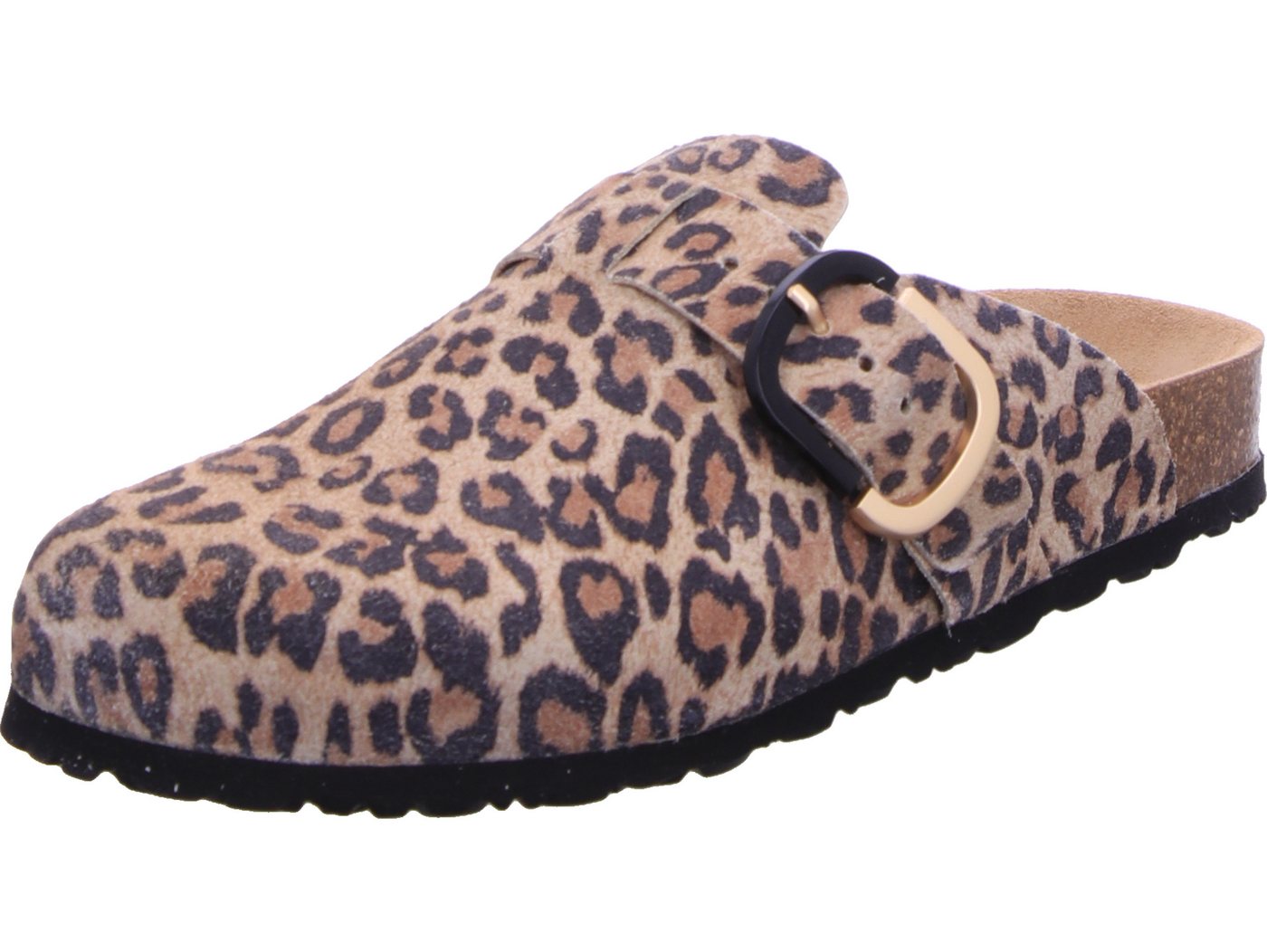 tamaris Pantolette echtes Leder (braun)