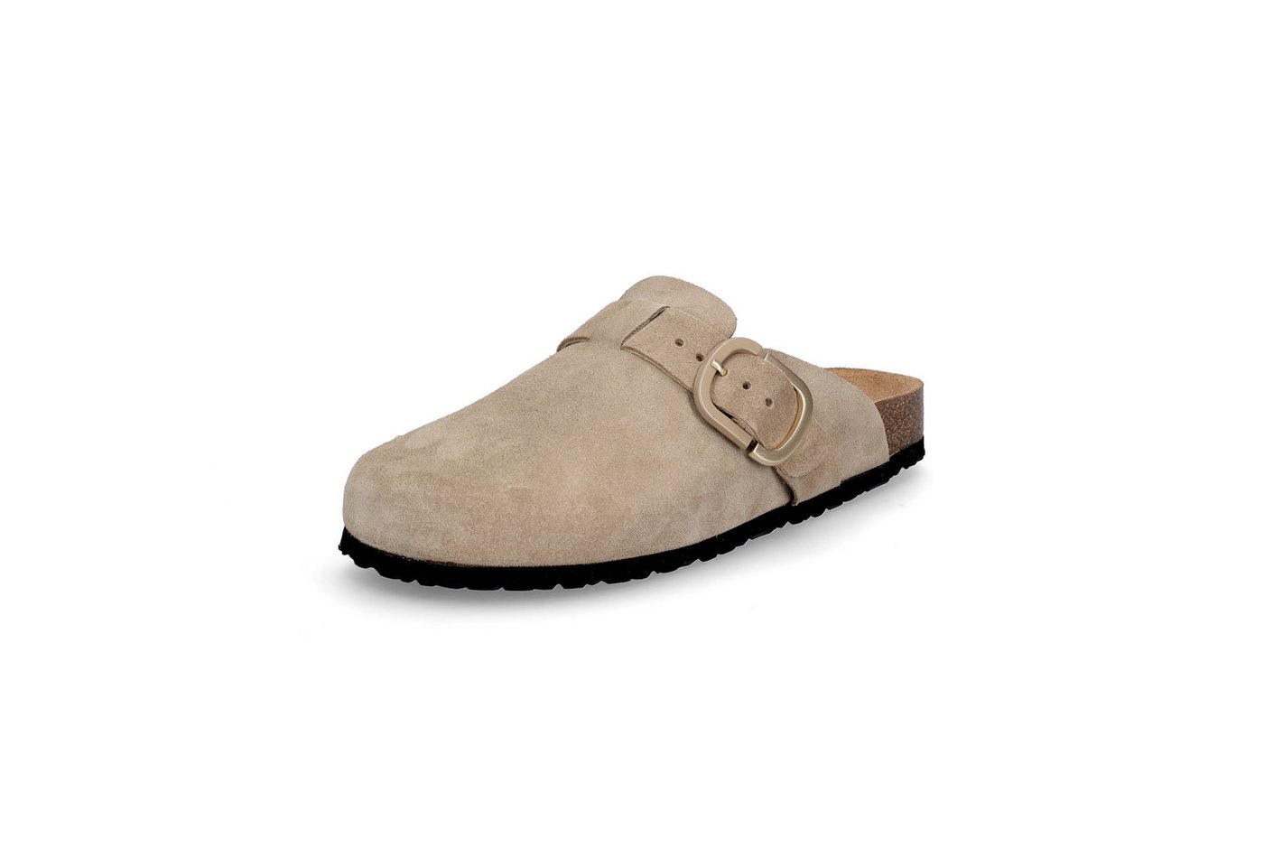 tamaris Damen Clog taupe Pantolette