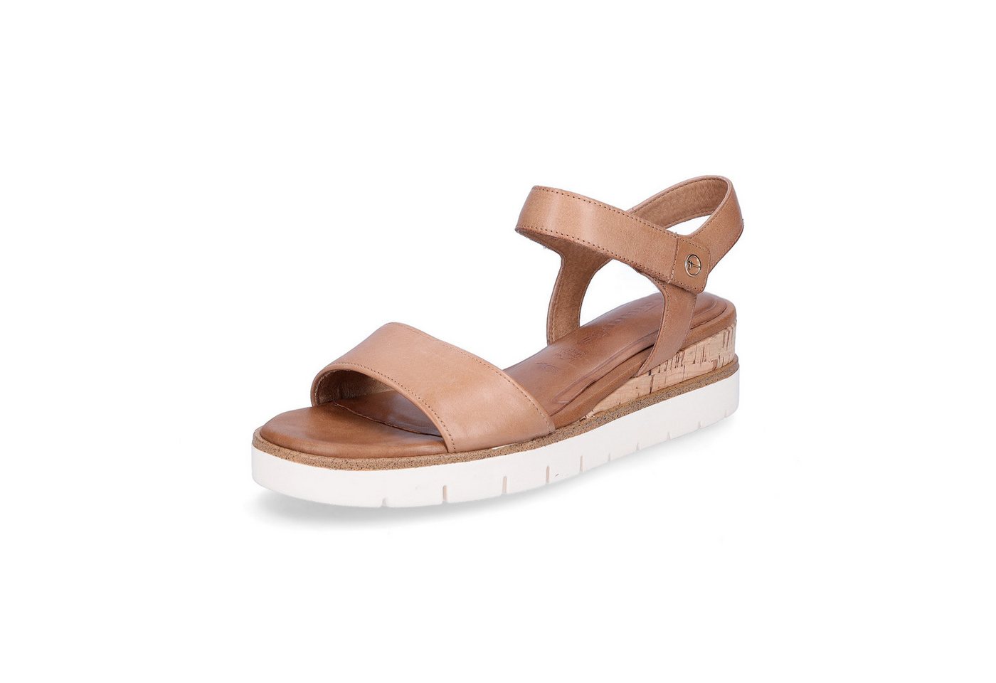 tamaris Damen Keilsandalette braun Sandale