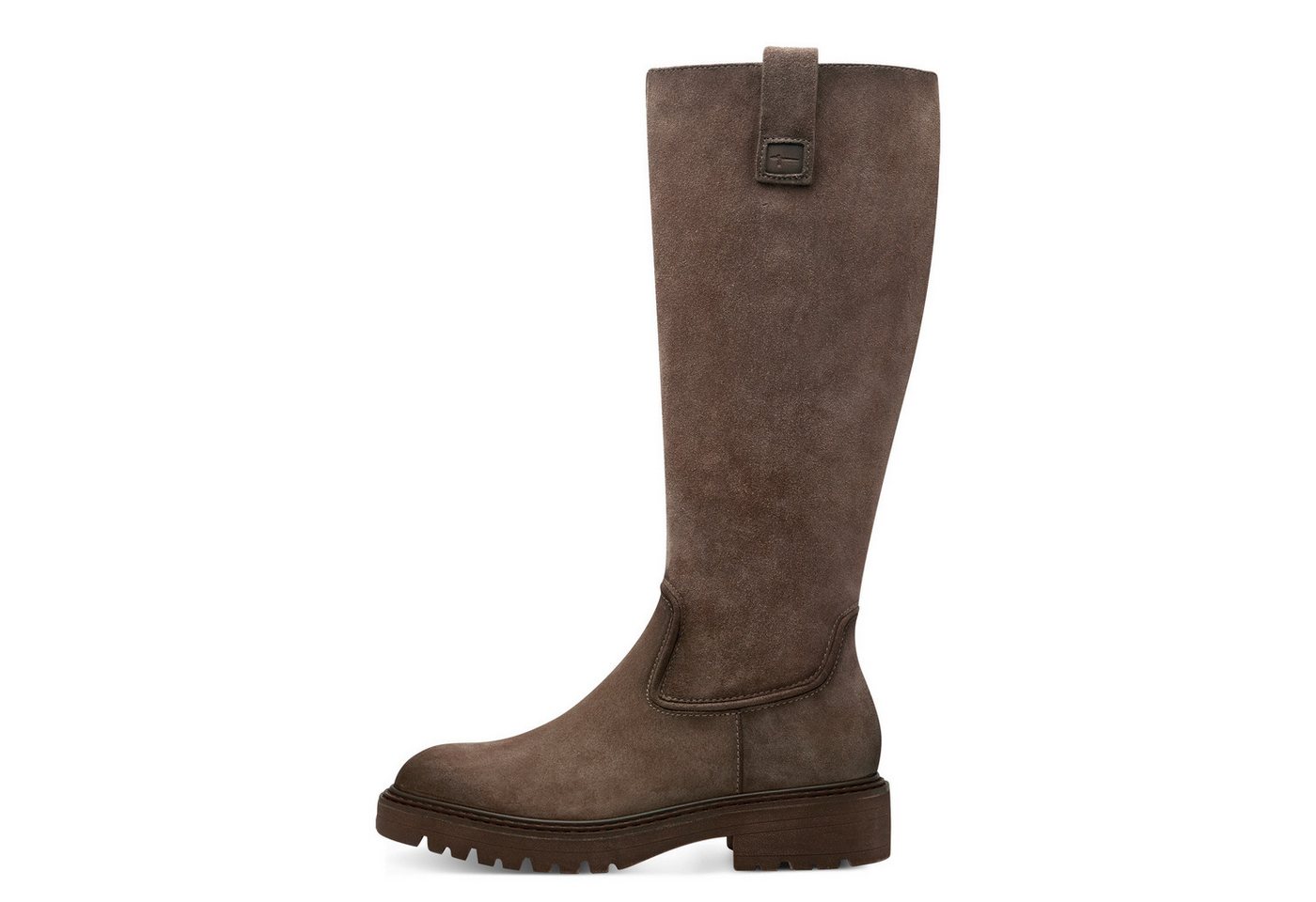 tamaris Damen Langschaftstiefel 1-25622-43-341 Taupe Stiefelette