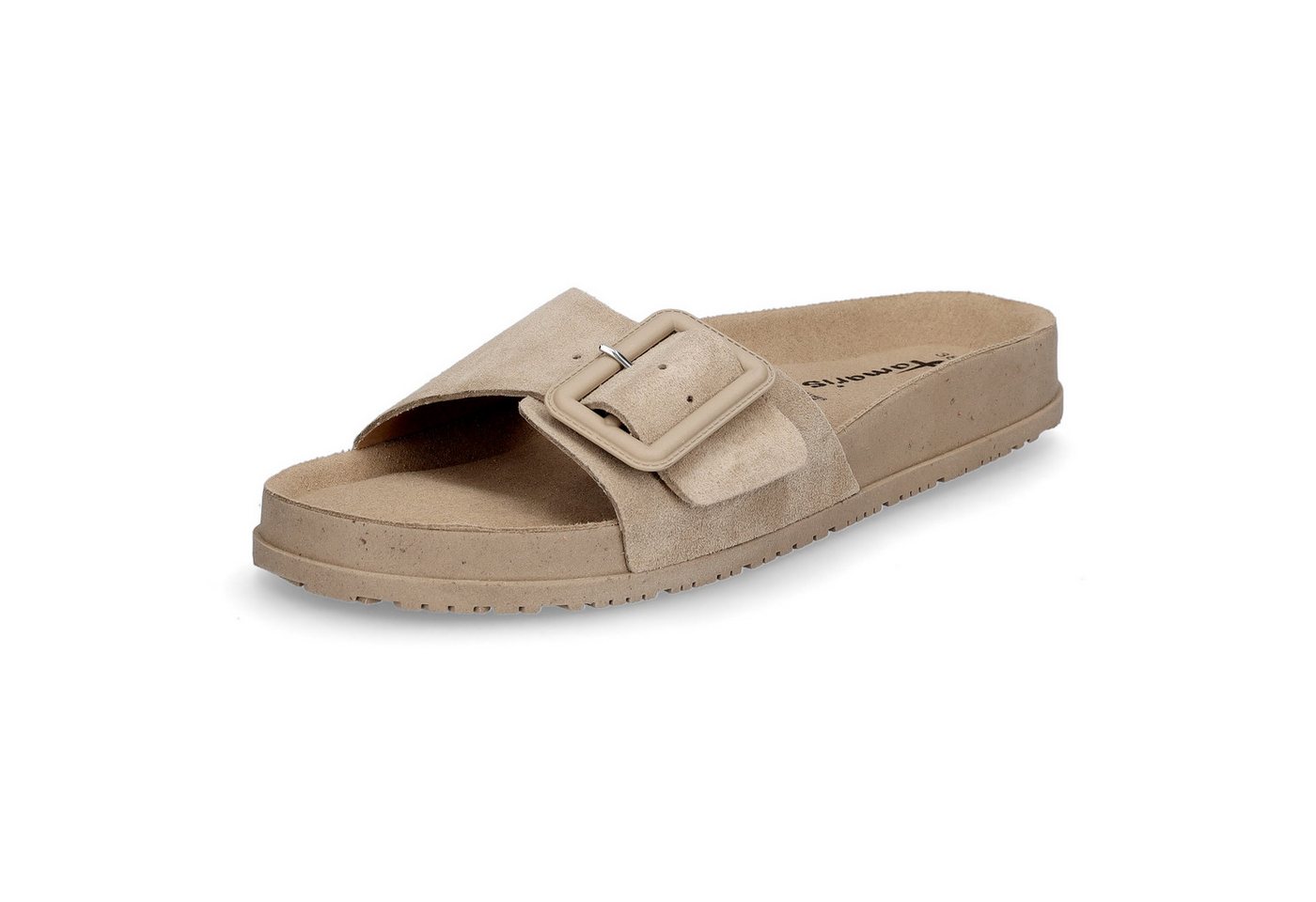 tamaris Damen Pantolette taupe Pantolette
