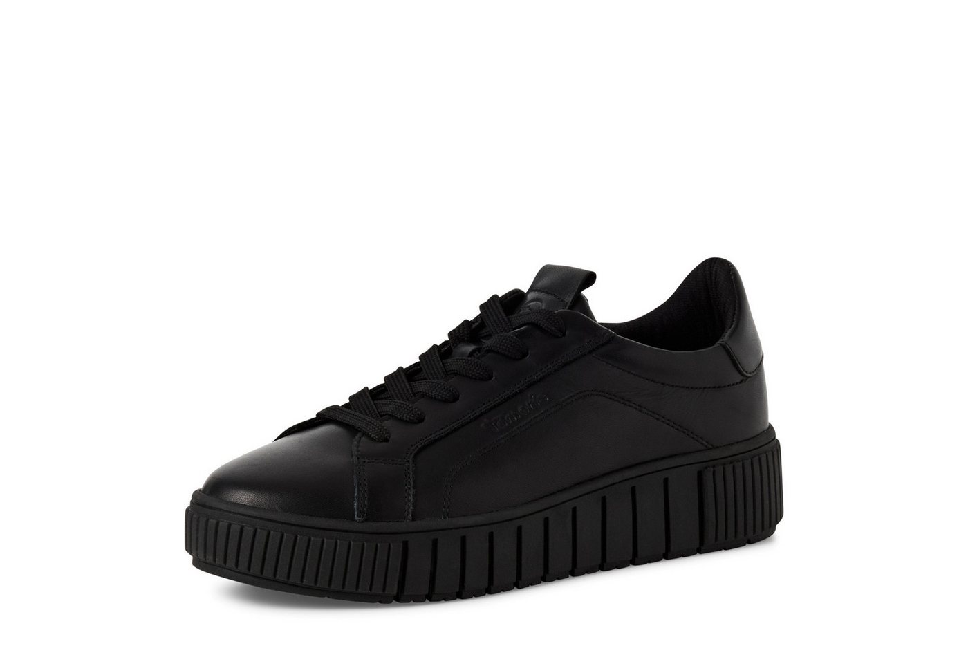tamaris Damen Plateausneaker 1-23708-45-003 BLACK LEATHER Sneaker
