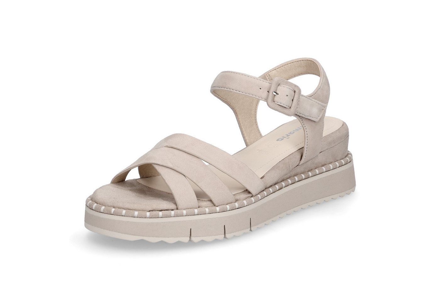 tamaris Damen Sandale beige Sandale (beige)