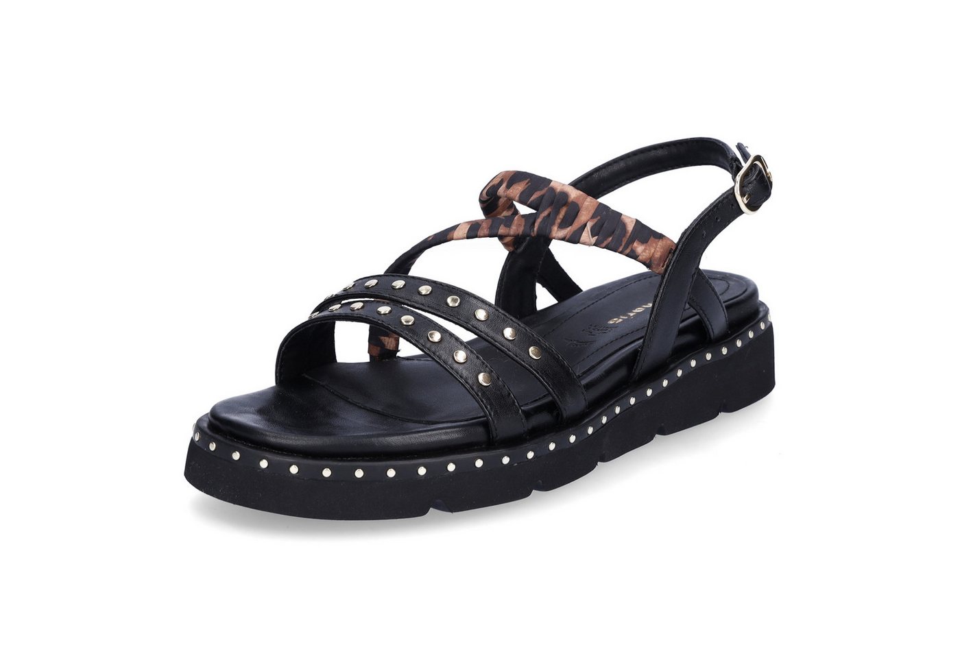 tamaris Damen Sandale schwarz Sandale