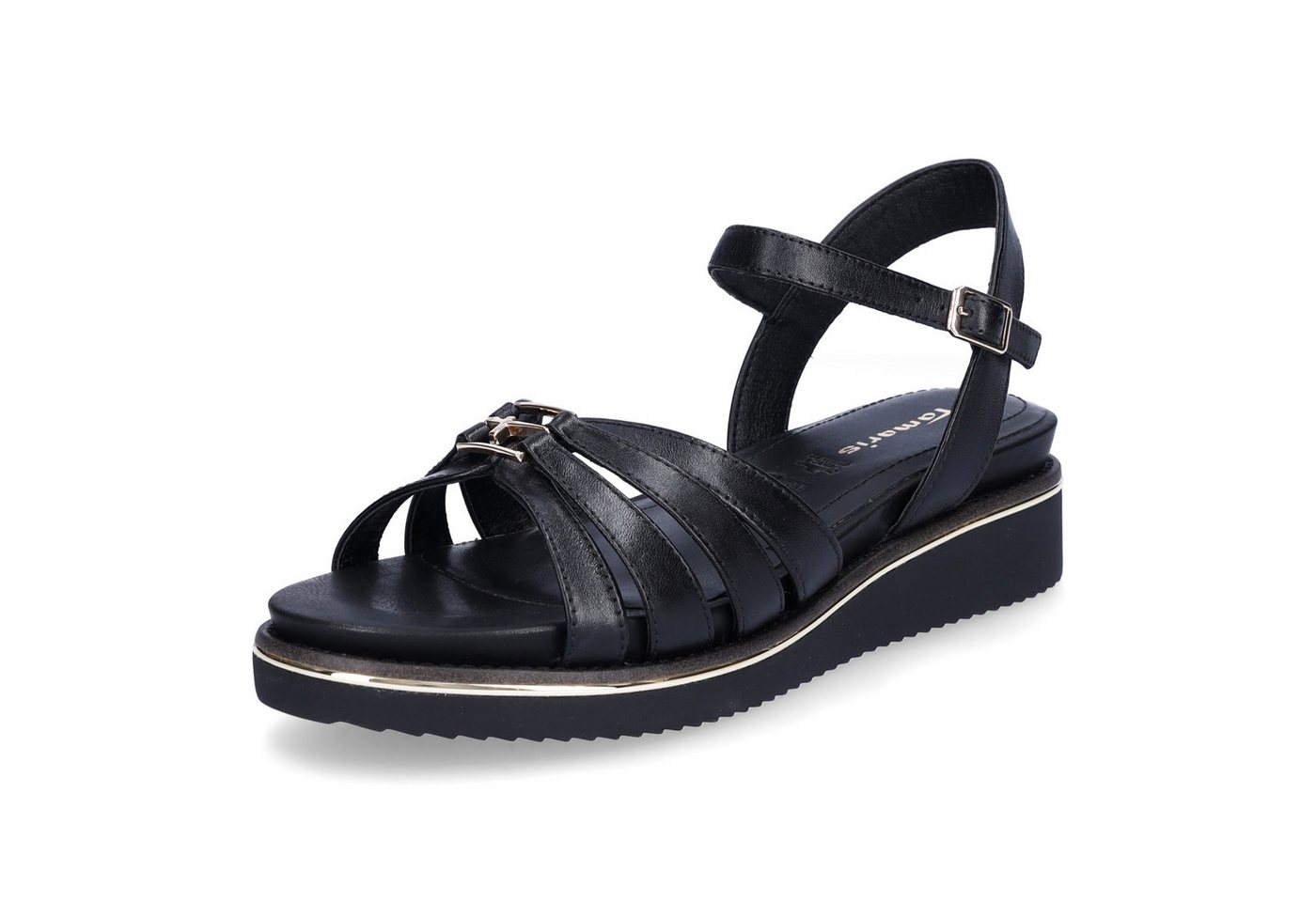 tamaris Damen Sandale schwarz Sandale (schwarz)