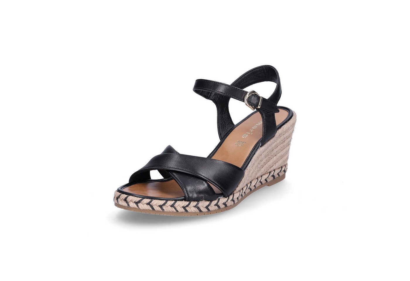 tamaris Damen Sandalette schwarz Sandale