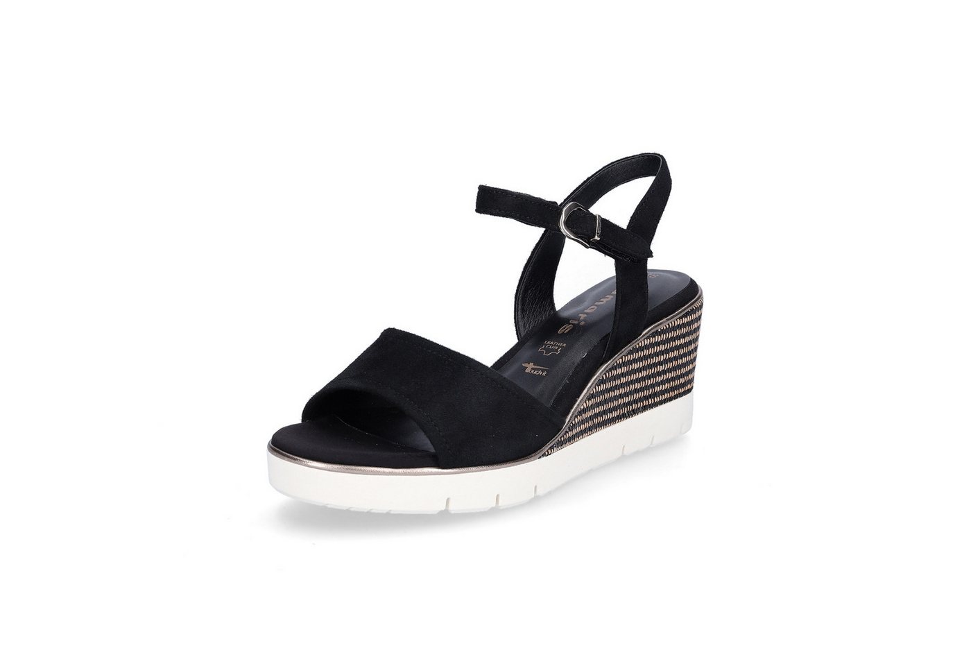 tamaris Damen Sandalette schwarz Sandale (schwarz)