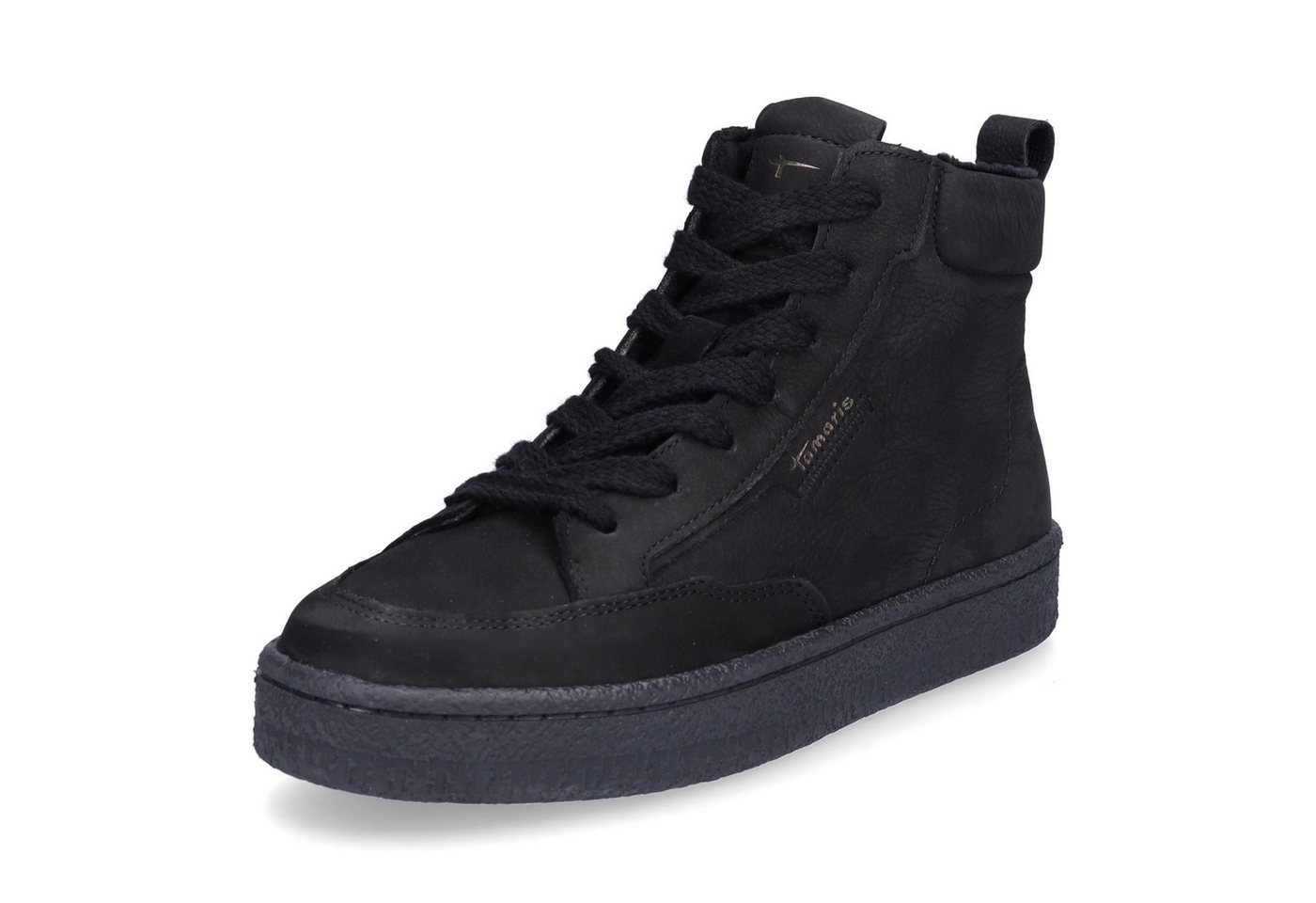 tamaris Damen Schnürboot schwarz Schnürboots