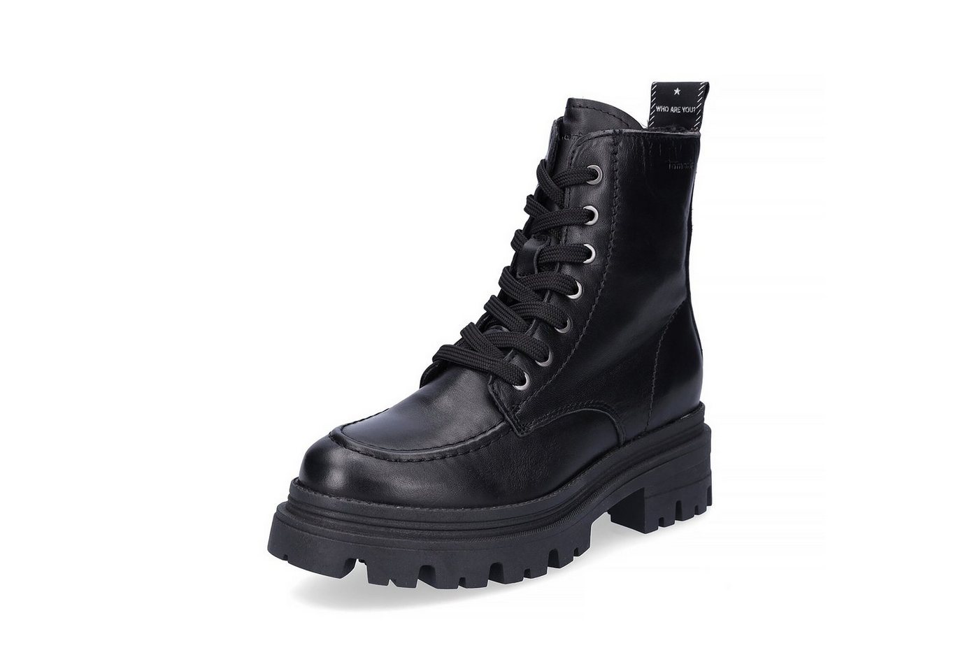 tamaris Damen Schnürboot schwarz Schnürboots