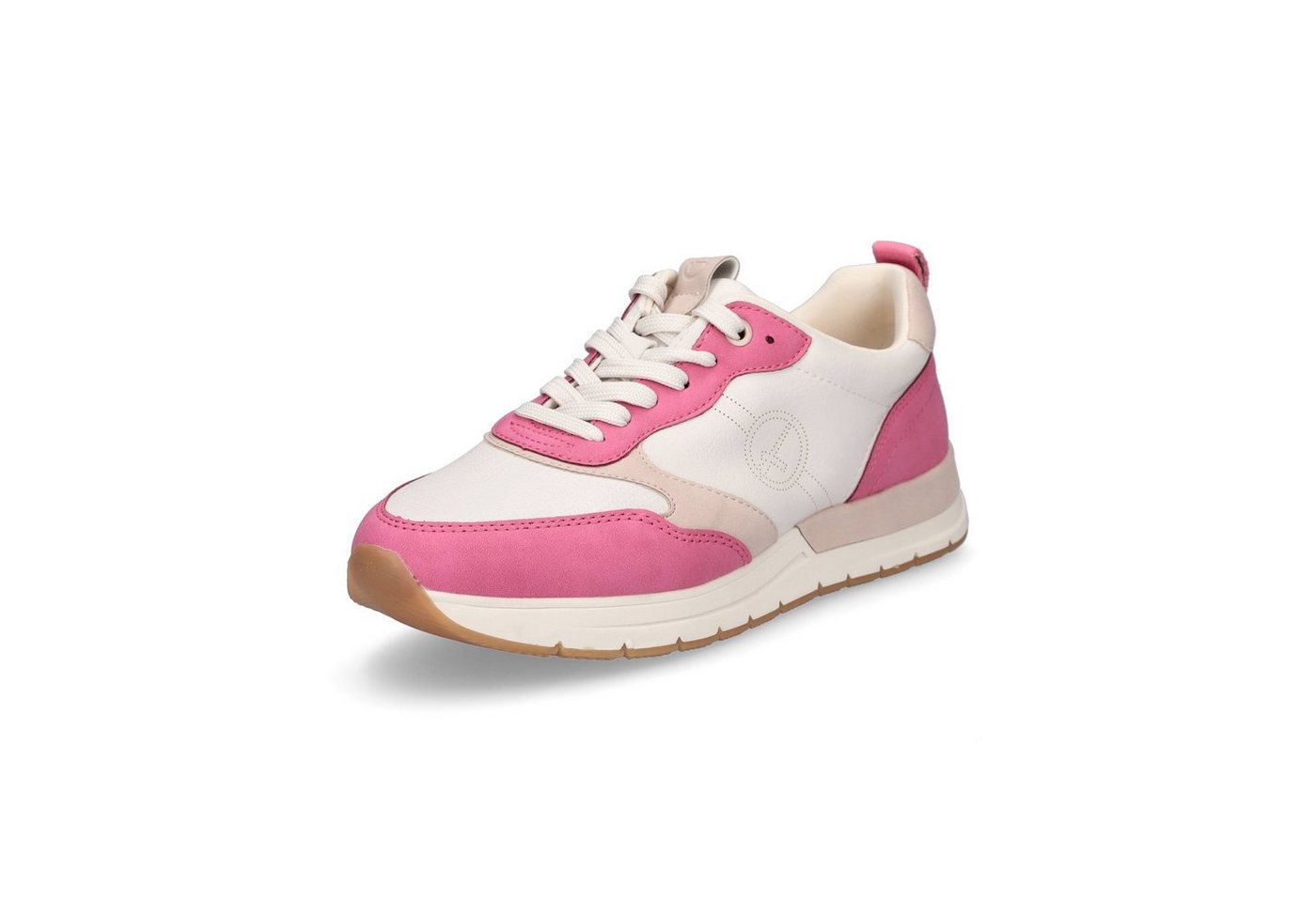 tamaris Damen Sneaker fuchsia weiß Sneaker