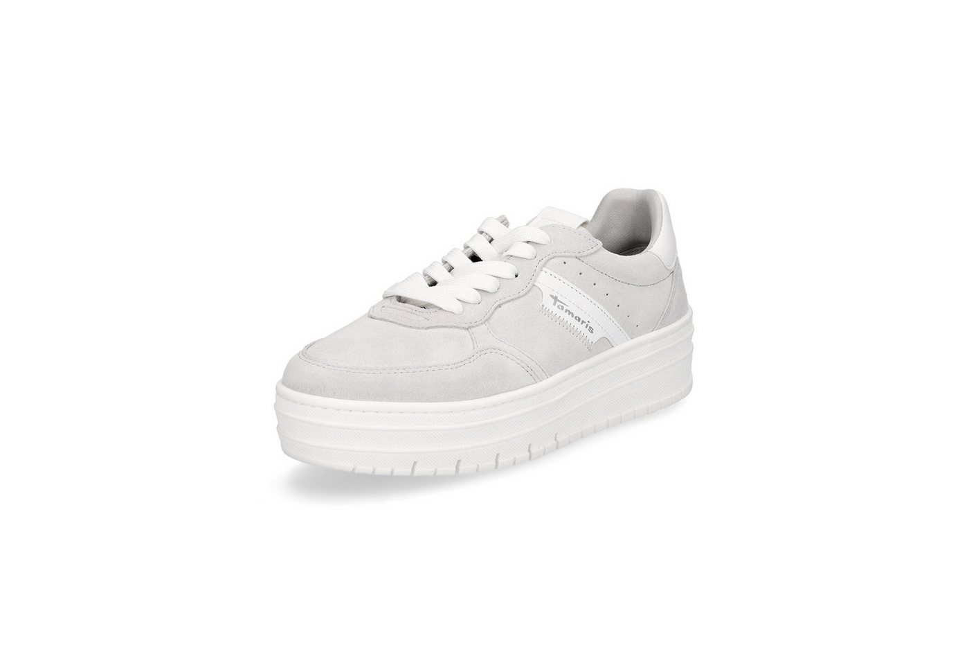 tamaris Damen Sneaker hellgrau Sneaker
