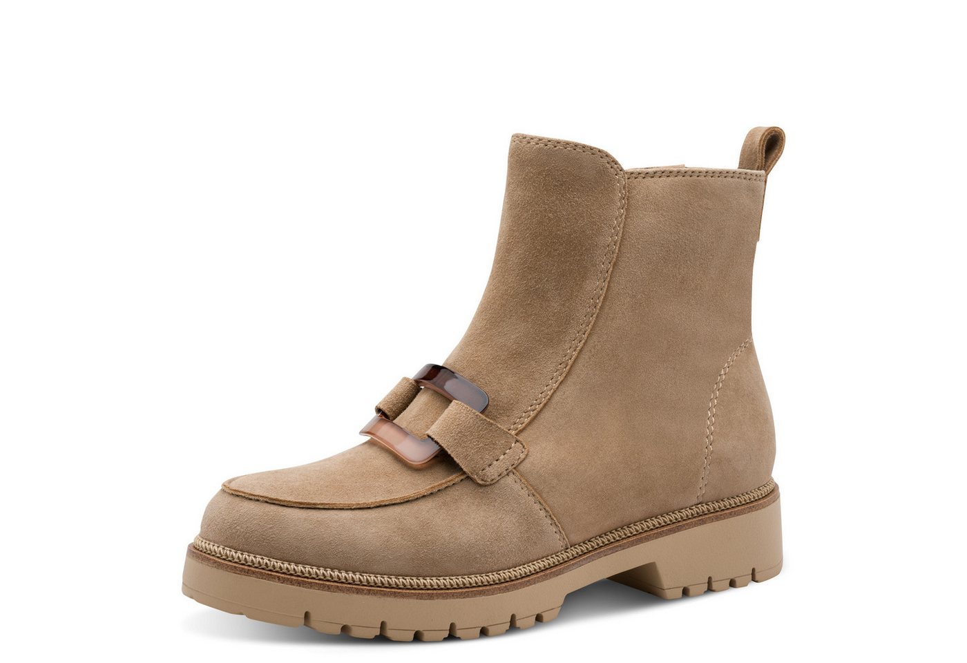 tamaris Damen Stiefelette 1-25435-45-400 BEIGE Stiefelette