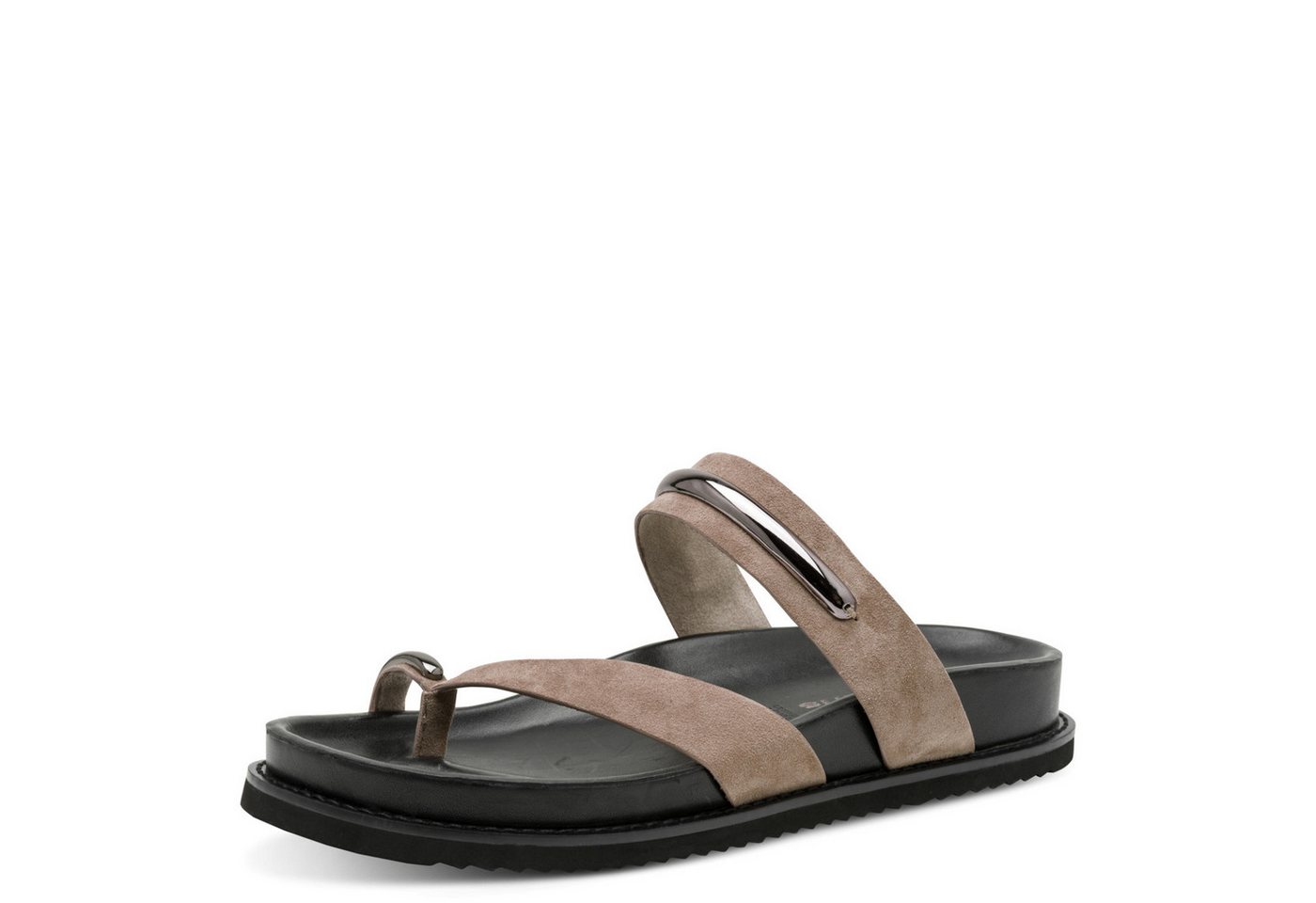 tamaris Dianette Sommerschuh, Pantolette, Zehentrenner mit Schmuckelementen