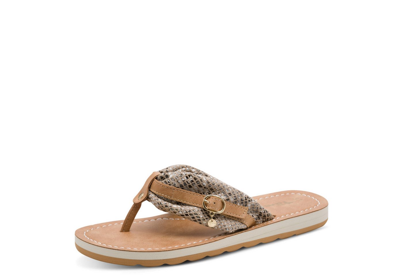 tamaris Dianette, Sommerschuh, Strandschuh mit verschiedenen Motiven (beige)
