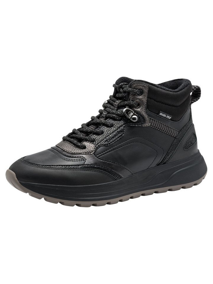 tamaris Duo-Tex, Removable Sock aus Leder kein Absatz Wedgesneaker Duo-Tex